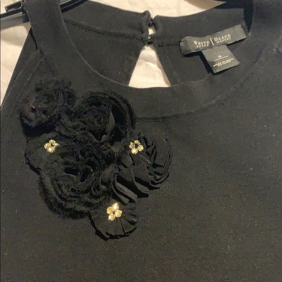 WHBM silk/spandex blend 🔝 ⚫️⚪️💎 - Picture 2 of 5